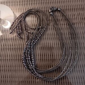Pretty Bronze Beaded Necklace